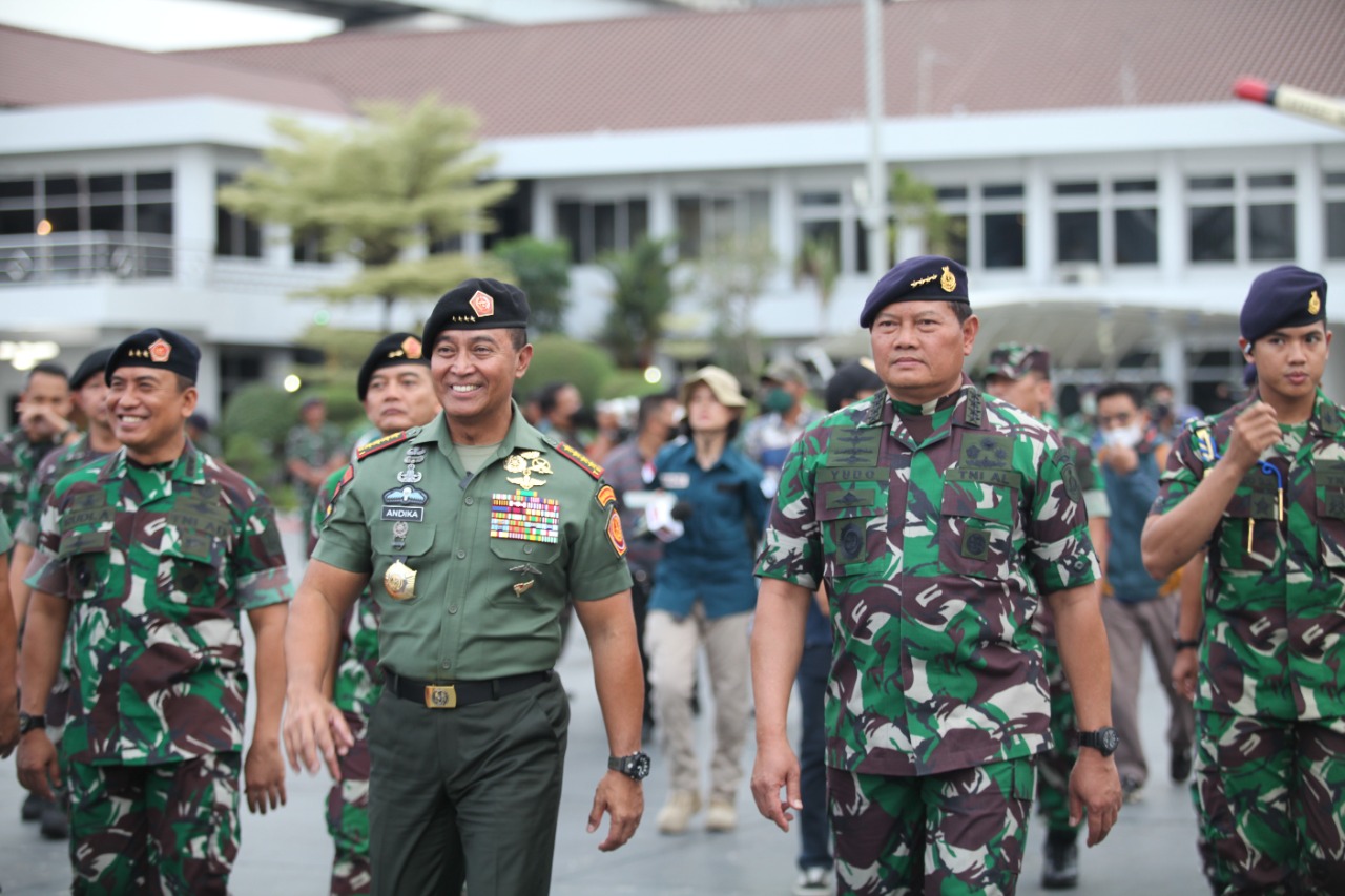 Pelepasan Prajurit Satgas Maritim Task Force MTF TNI Kontingen Garuda