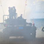 Pesawat Angkut CN295- C-130H Hercules Unjuk Kemampuan di Lanud Halim
