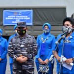 Peduli Bencana Sumedang, TNI AL Kirimkan Bantuan Logistik