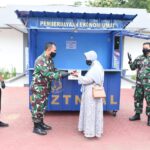 Dansatgas Terima Kunjungan Dankolakops Korem 121/ABW di Mako Satgas Pamtas RI-Malaysia Yonif 642/Kapuas