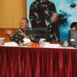 Kasrem 174 Merauke Hadiri Rakornis TMMD Ke-110 Melalui Video Conference