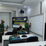 Danrem Merauke Hadiri Taklimat Awal Wasrik Post Audit Itdam XVII/Cenderawasih Secara Virtual