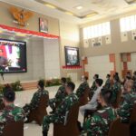 Jelang Ramadhan, Satgas Pamtas RI-Malaysia Yonif 642 Bersama Warga Gelar Doa Bersama