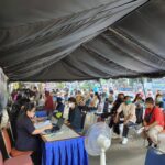 TNI AL Lantamal III Jakarta Ajak Masyarakat Pasar Ikan Muara Untuk Sehat