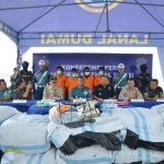 Ditengah Ganasnya Gelombang, Prajurit TNI AL Tetap Semangat Laksanakan Latihan Jelang Latma MTA Philindo 2023