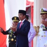Presiden Jokowi Pimpin Upacara Peringatan HUT Ke-78 TNI