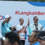 Kesegaran Le Minerale Membuat Saykoji, Bambang Pamungkas, dan Sejumlah Artis  Finis di Jakarta Marathon
