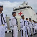 Wujud Komitmen TNI AL Memberikan Pengabdian Terbaik, Menhan RI Melepas Keberangkatan Satgas Bantuan Kemanusiaan ke Palestina