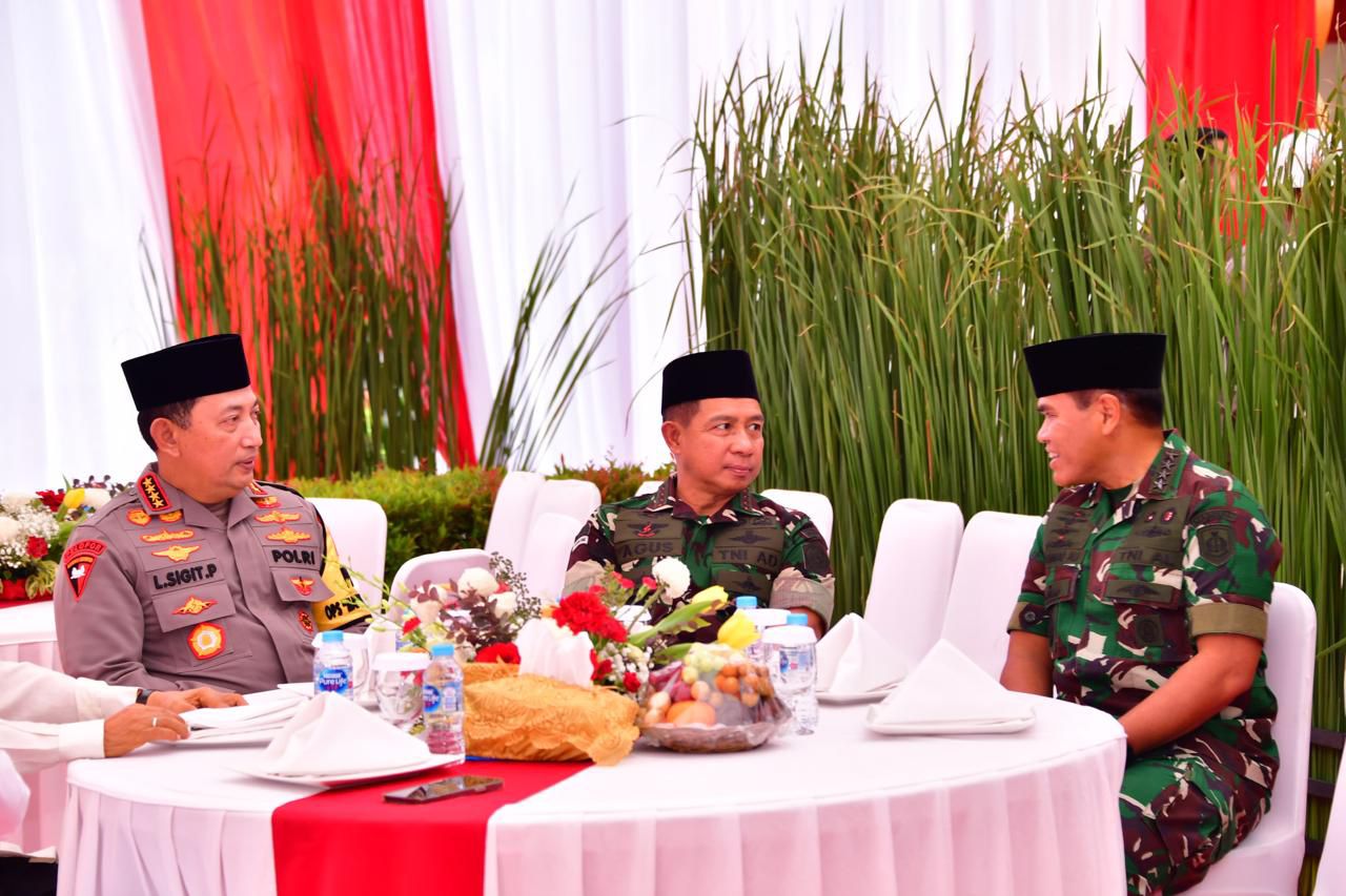 Tni Al Dan Polri Jalin Sinergi Melalui Buka Puasa Bersama Langkah