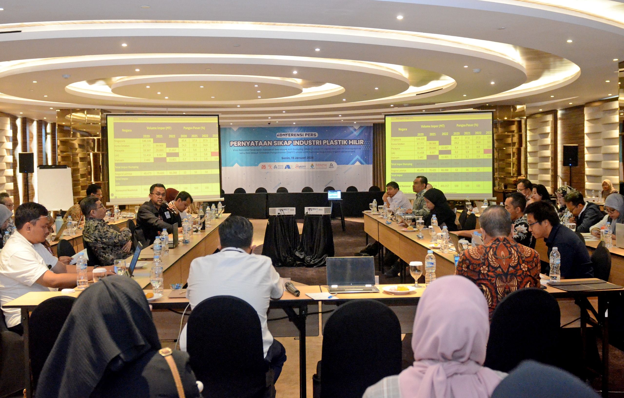 Diskusi pemangku kepentingan membahas dampak kebijakan BMAD dan BMTP terhadap industri plastik nasional