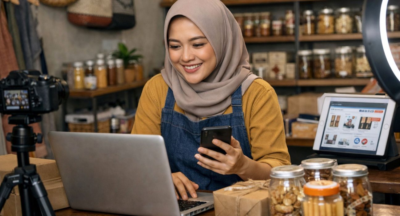 ekonomi digital UMKM mendorong pelaku usaha memanfaatkan platform digital