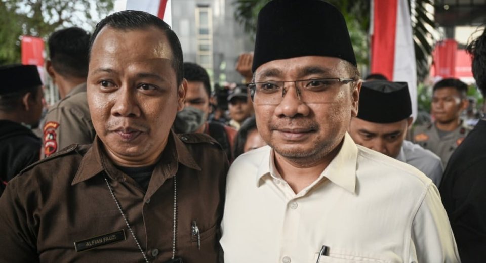 Yaqut Cholil Qoumas tersangka kasus korupsi kuota haji oleh KPK