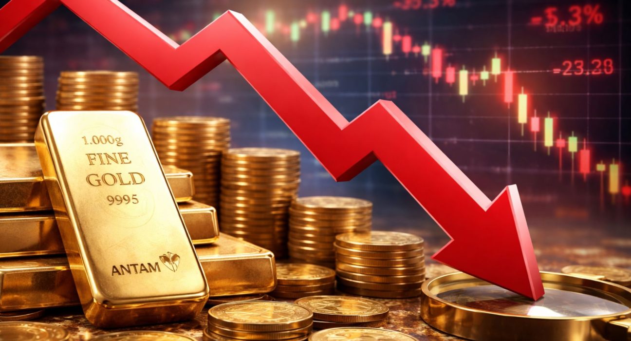 Harga Emas ANTAM Ambles Rp55.000 Hari Ini — Panik atau Peluang Emas?