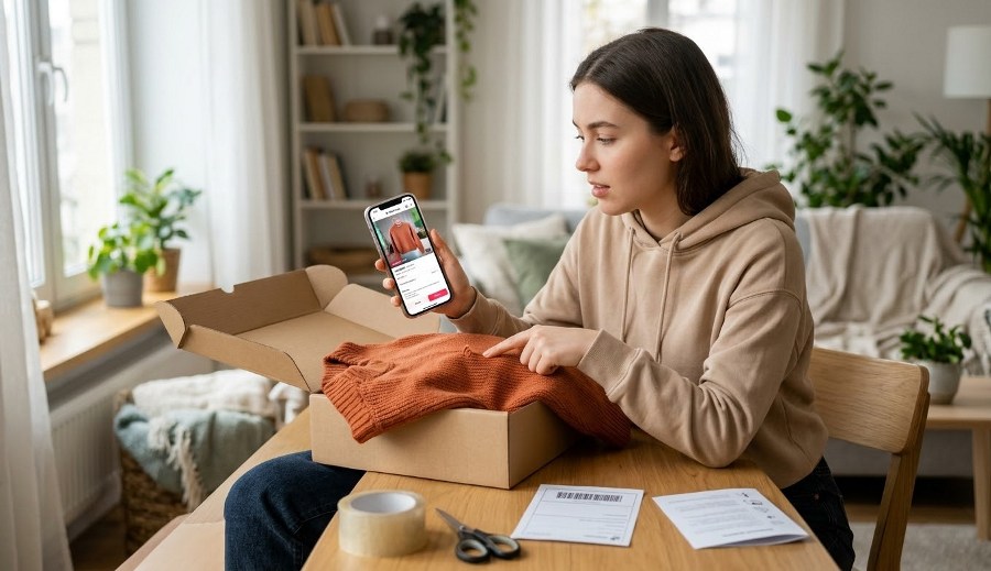 cara retur barang di tiktok