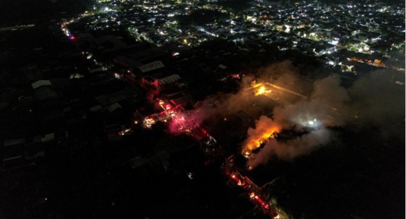 Diduga Gas Bocor, Gudang Elpiji di Bekasi Ludes Terbakar