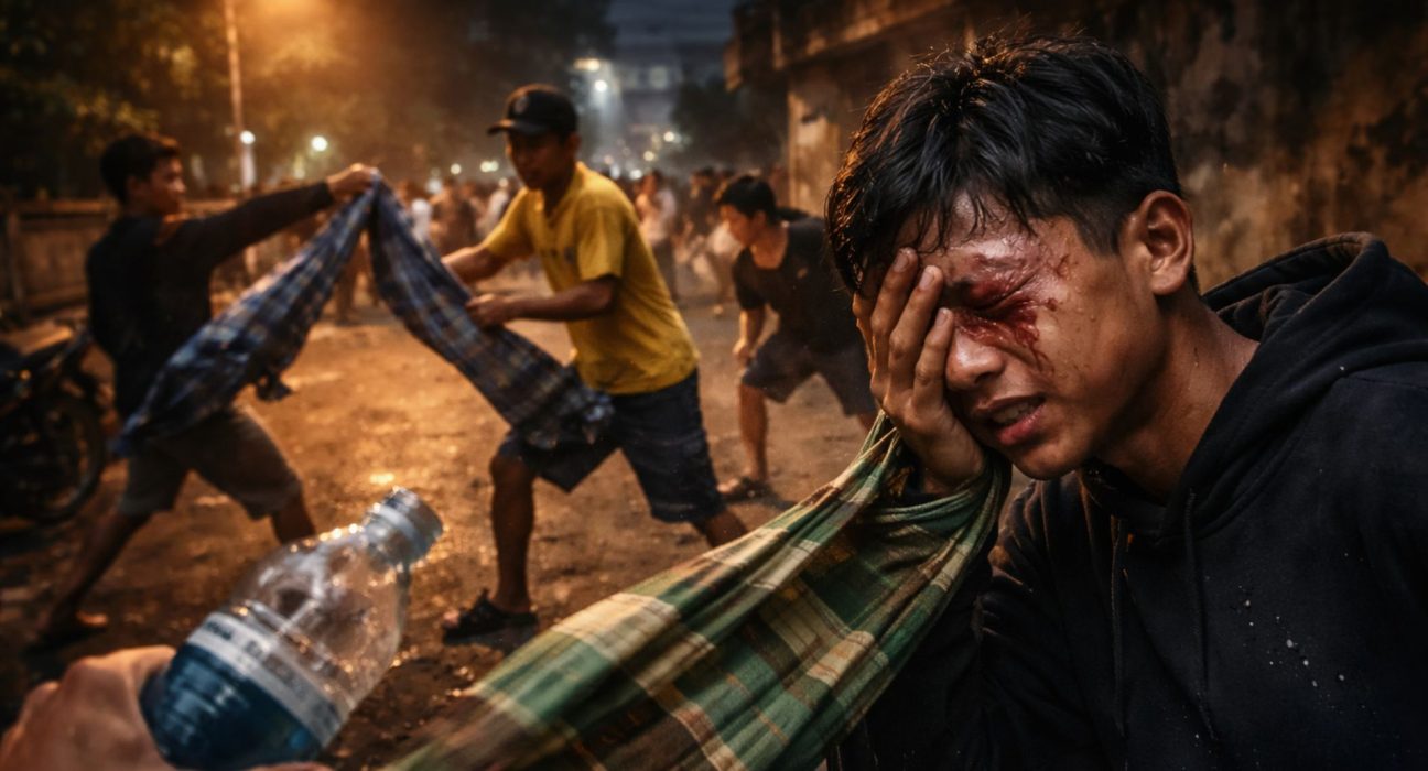 Mata ABG Jakpus Cacat Kena Air Keras Saat Perang Sarung