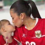 Aaliyah-Thariq Tanding Badminton, Baby Arash Naik Podium