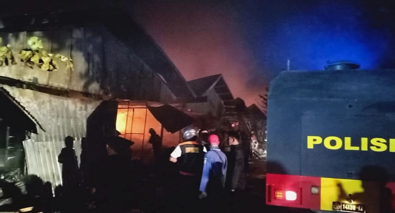 Pasar Kanjengan Semarang Terbakar, 480 Kios Ludes Terbakar