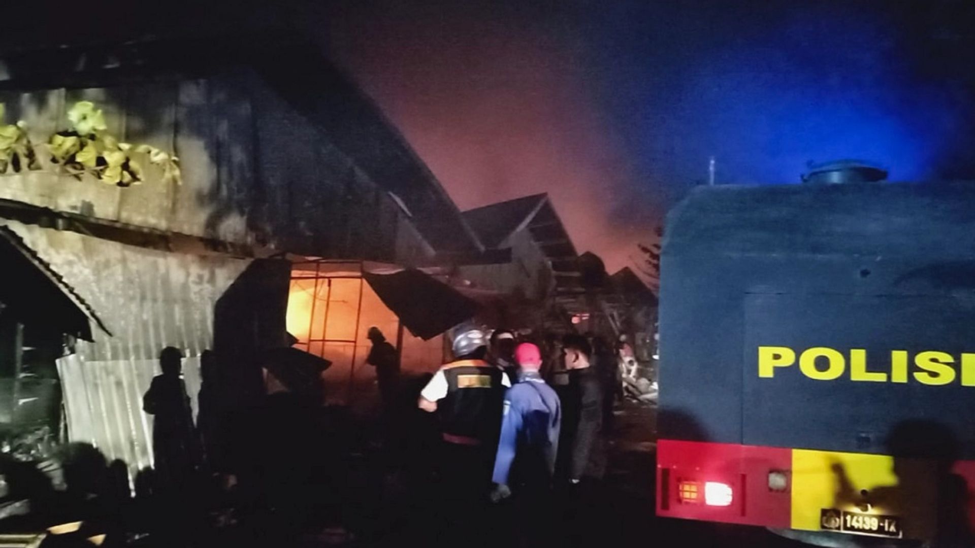 Pasar Kanjengan Semarang Terbakar, 480 Kios Ludes Terbakar