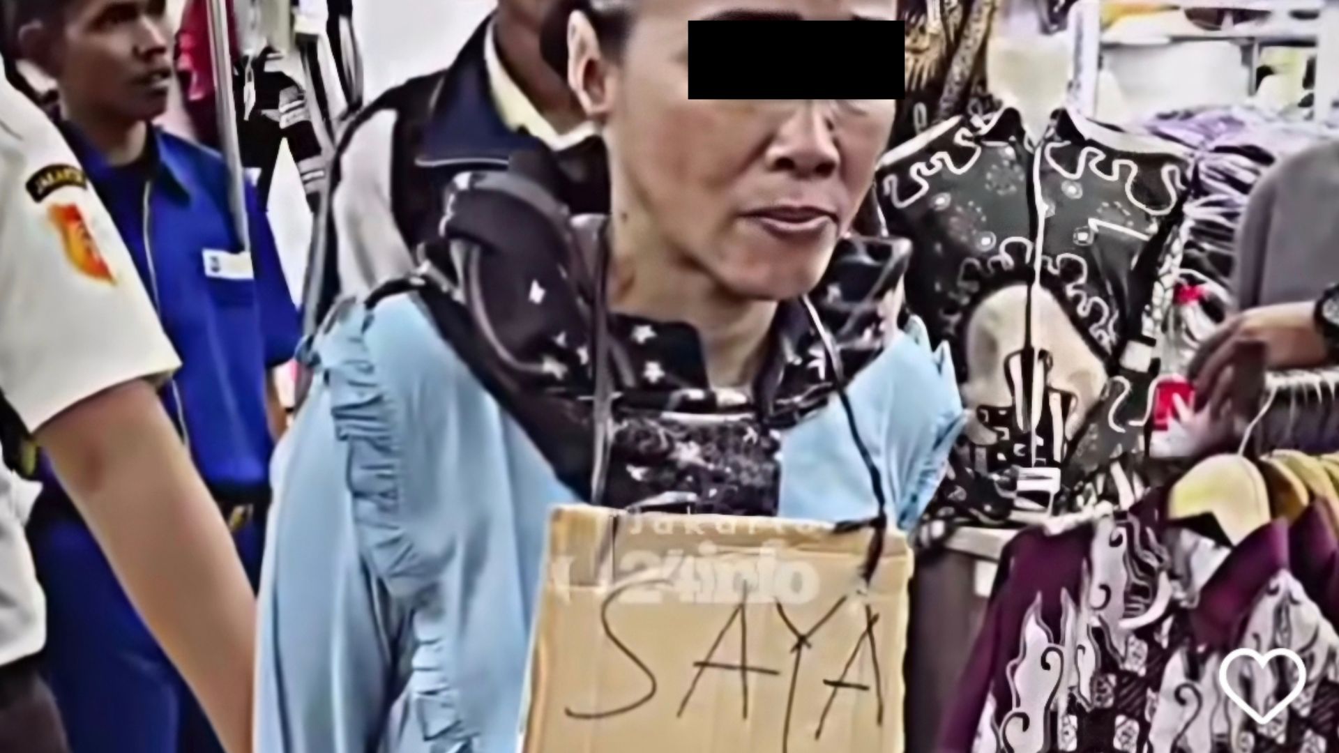 Viral! Copet Wanita Diarak Keliling Stasiun Tanah Abang